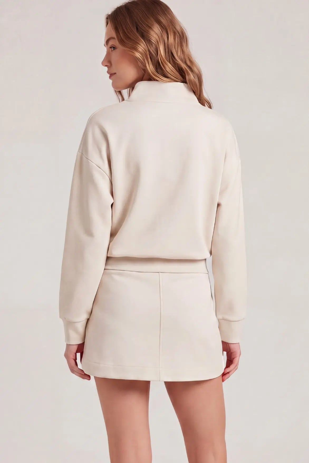Stone Half-Zip Pullover & Mini Skort Set