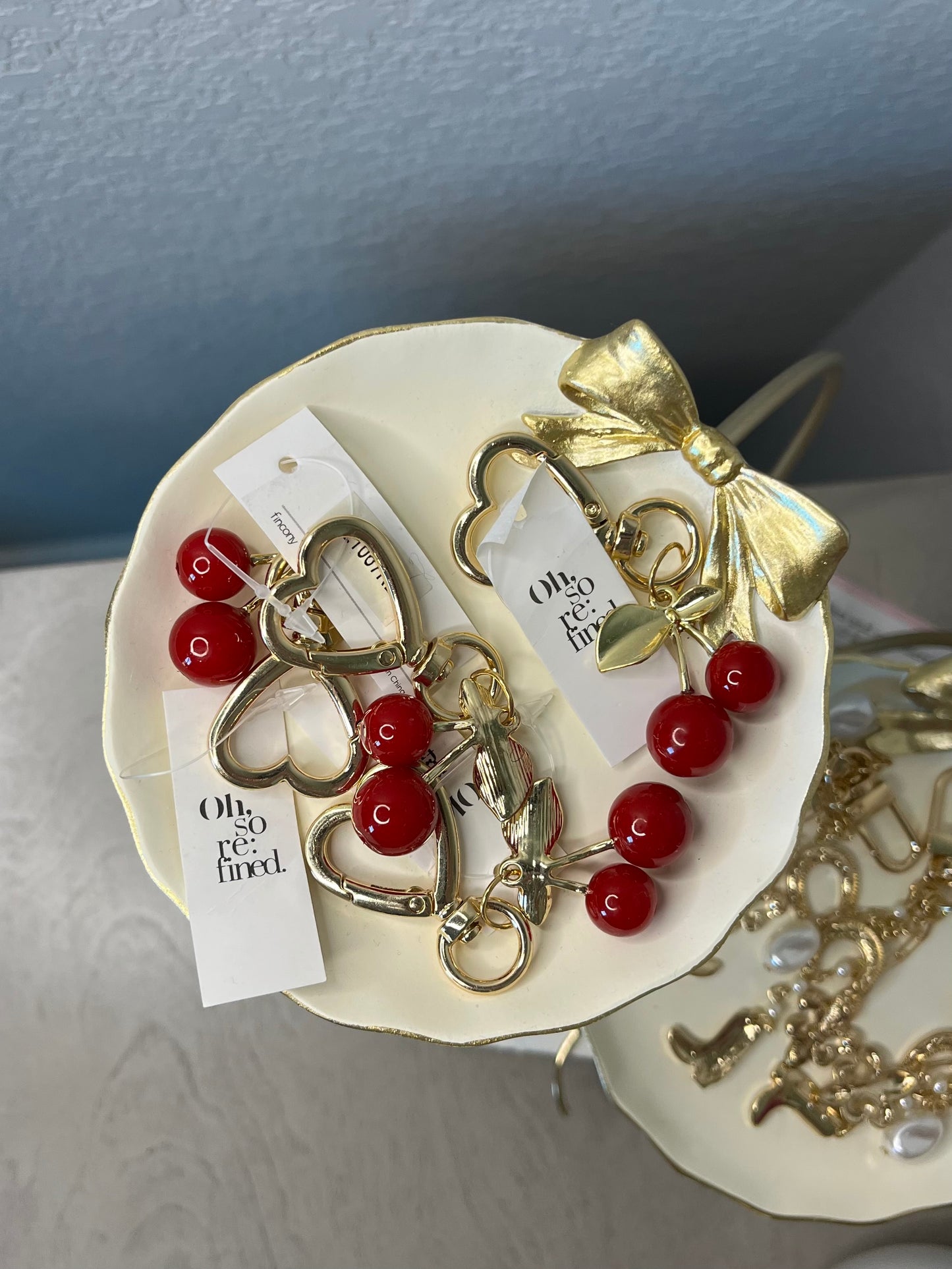 Cherry Bag Charm