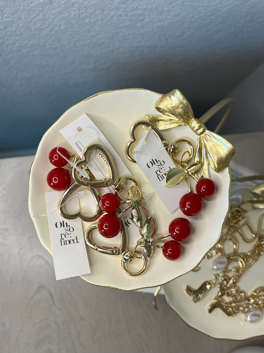 Cherry Bag Charm