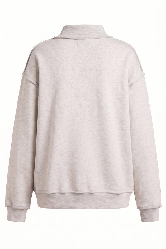 Texas Embroidered Mock Neck Sweatshirt
